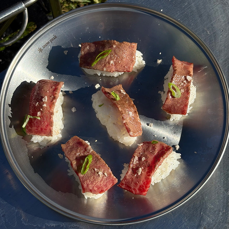 Wagyu Nigiri with Sansho Salt