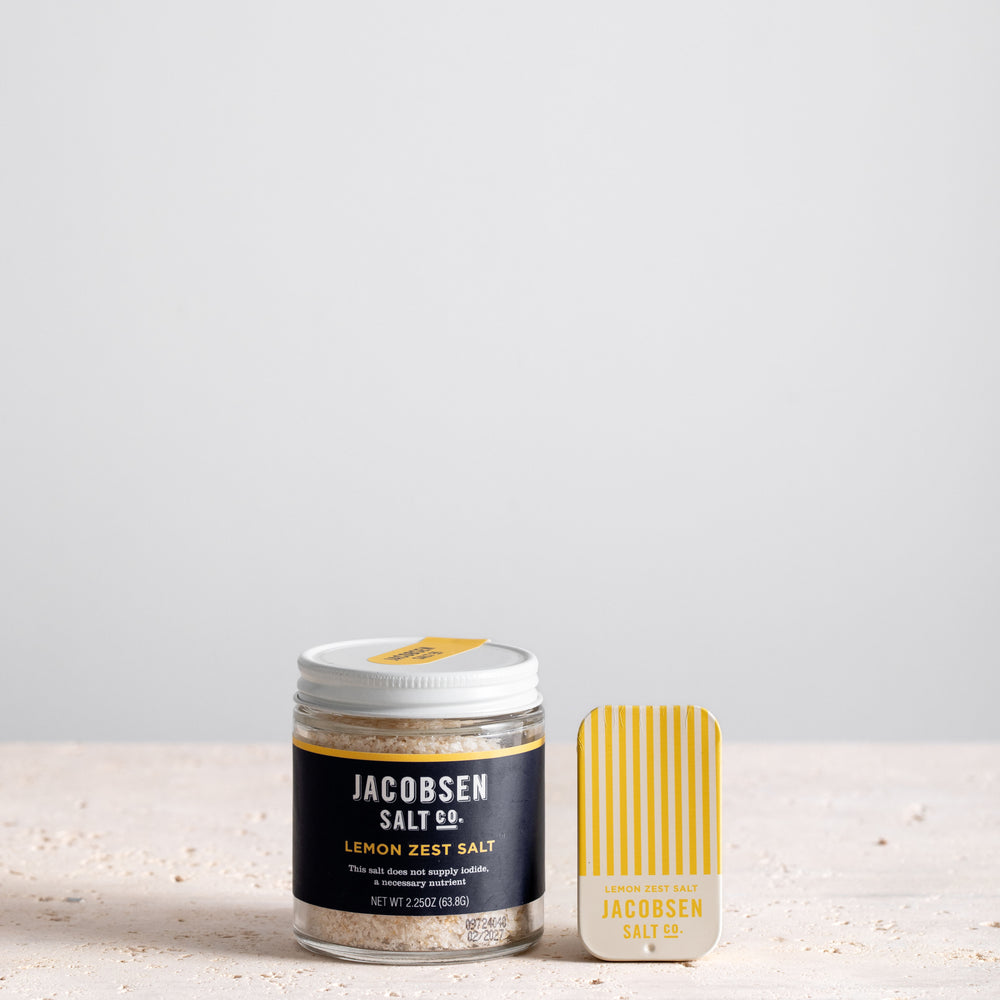 Infused Lemon Zest Salt & Slide Tin
