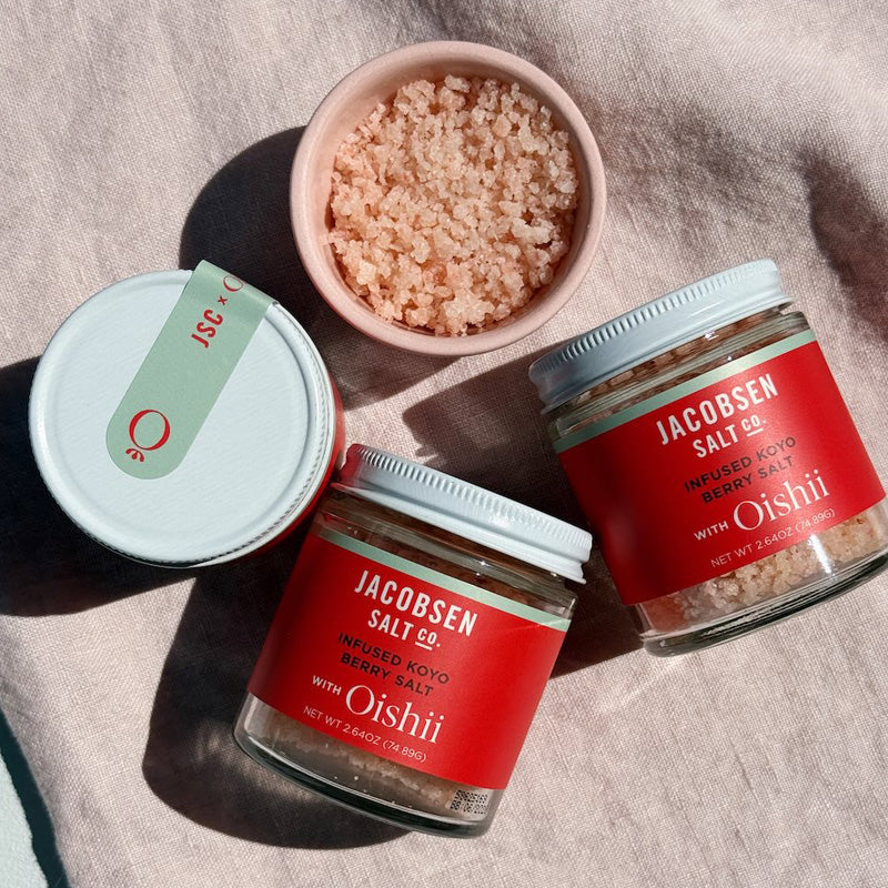 JSC x Oishii Infused Koyo Berry Salt
