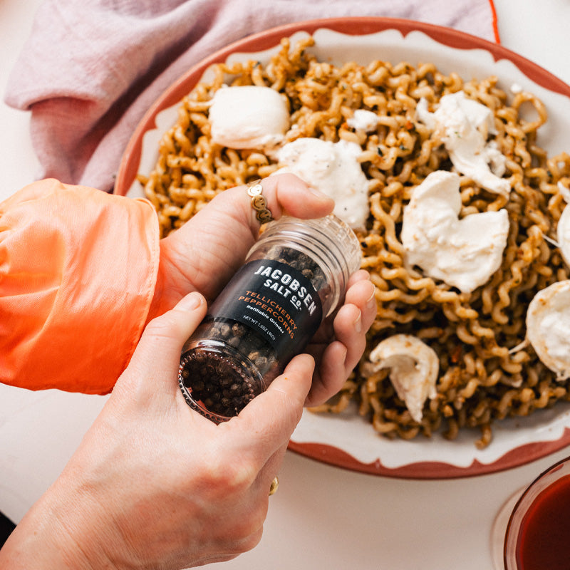 Sourced Tellicherry Peppercorn Grinder